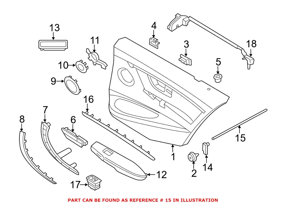 BMW Courtesy Light - Rear Passenger Right 63319248670